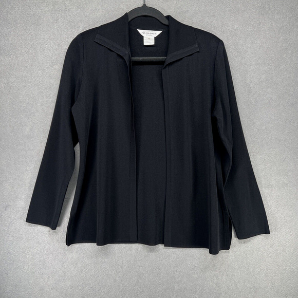 Exclusively Misook Sweater Womens Size XSP Neutral Open Front Career‎ Office - Picture 1 of 10